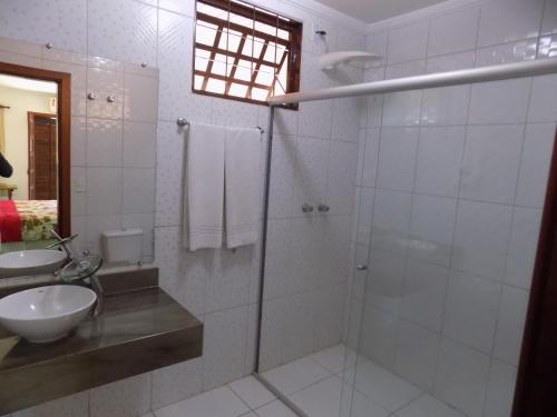 Fürdőszoba, Pousada Rural Paraiso in Aguas de Sao Pedro (Sao Paulo)