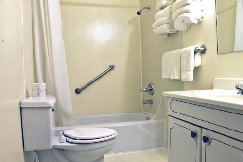 ห้องน้ำ, Budget Host Crestview Inn in ซอลท์เซนต์แมรี (มิชิแกน)