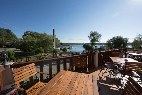 balkon/terras, Vila Alga in Sulina
