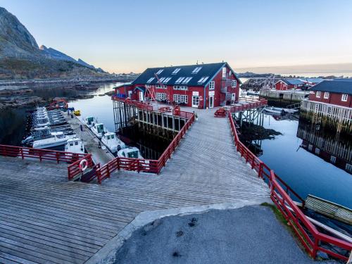 Viesnīcas āriene, Brygga Restaurant and Rooms in Å (Nordland)