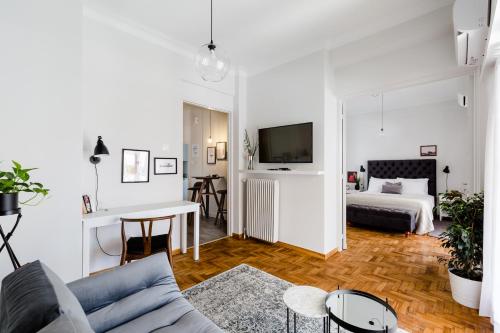 Classy Luminous 1BD Apartment in Kolonaki by UPSTREET, Atény (fotografie 2)