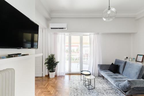 Classy Luminous 1BD Apartment in Kolonaki by UPSTREET, Atény (fotografie 8)