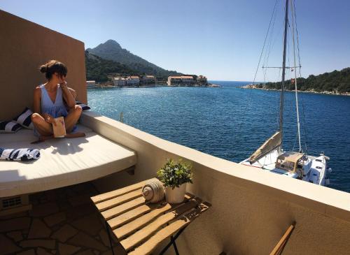 Balkons/terase, Accommodation Triton in Lastovo
