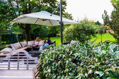 Garden, Hotel Hubertushof in Anif