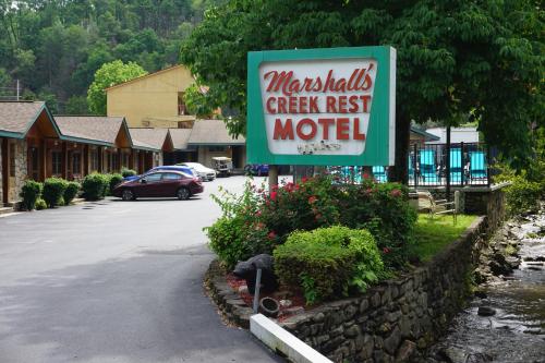 Hotellet från utsidan, Marshall's Creek Rest Motel in Gatlinburg (TN)