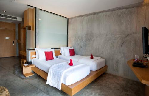 1 double bed