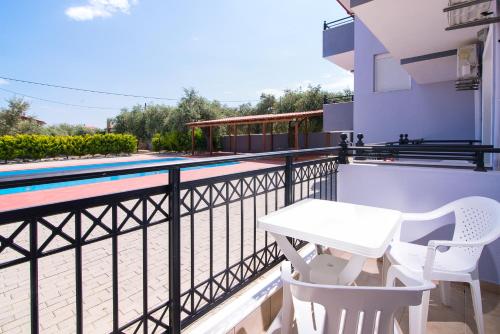 balkong/terrass, Villa Platanos in Thassos