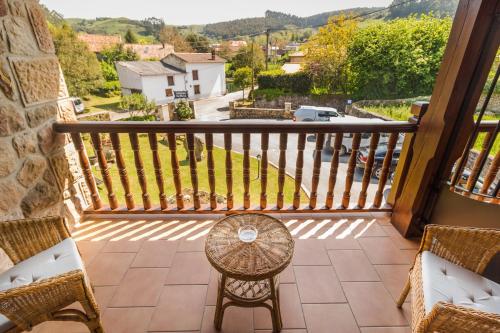 Erkély/terasz, Posada La Aldea in Cobreces
