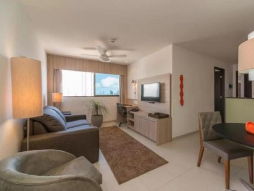 Excelente Flat em Boa Viagem 2 quartos Beach Class Ideal para Família ou Viagens de Negócio NOB1804