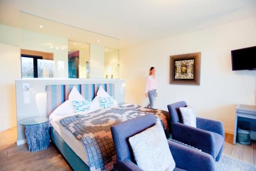 1 double bed