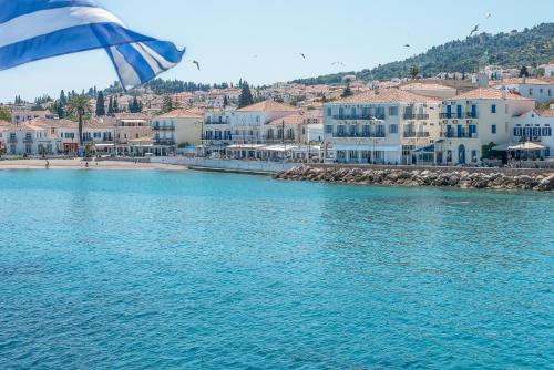 playa, Klimis Hotel in Spetses