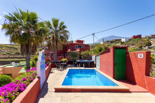 Finca La Gaviota - El Granito- Jacuzzi con vistas al Teide 3
