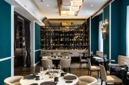 Restaurant, Plaza Hotel Lucchesi in Florenz