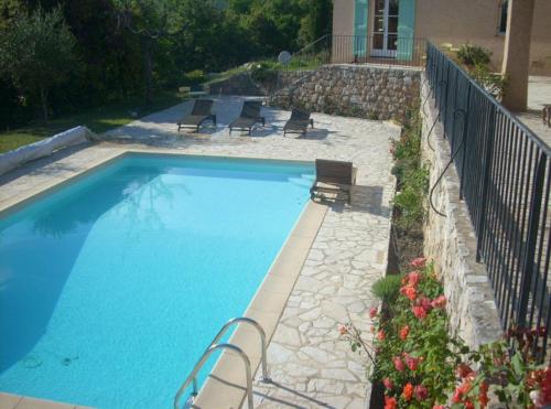 Villa de 3 chambres a Mons avec piscine privee jardin amenage et WiFi gîte à louer La Foux