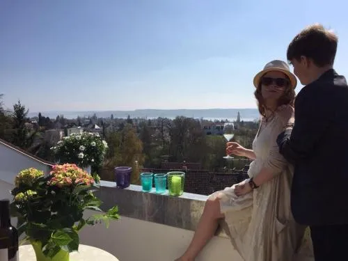 Traumhafte See- und Alpensicht in Überlingen, Deutschland