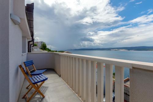 ระเบียง/ชานเรือน, Vigo Apartments Croatia in เซลีนา