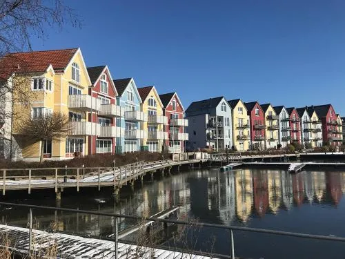 Am Altstadt - Yachthafen in Greifswald, Deutschland
