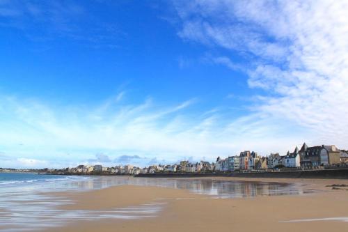 Le fontaine, Saint Malo Le Sillon, vue mer, 6 personnes