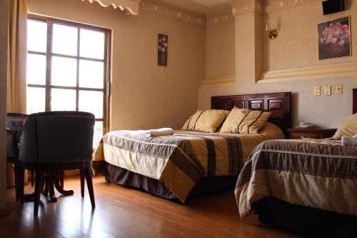 2 double beds
