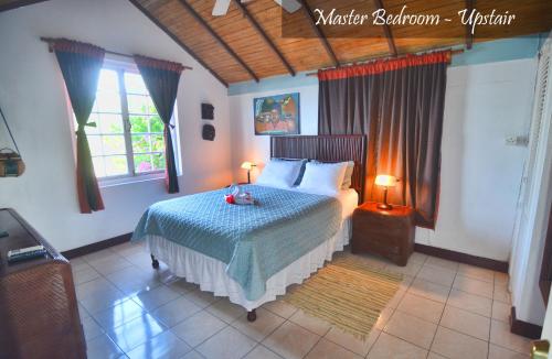 Guestroom, Moon San Villa at the Blue Lagoon in Port Antonio