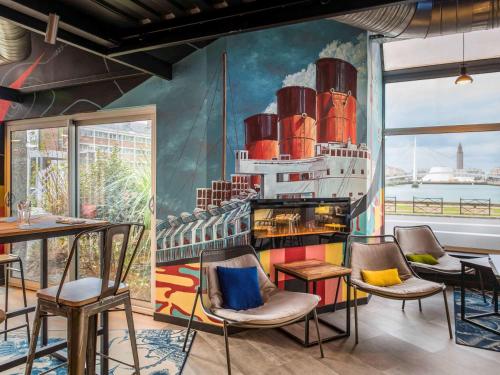 Étterem, Hotel Mercure Le Havre Centre Bassin du Commerce in Le Havre Városközpont