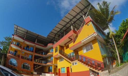Exterior view, Hotel Los Bancos in San Miguel de Los Bancos