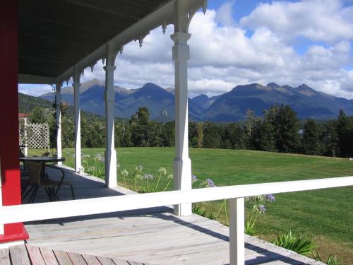 Erkély/terasz, Murrells Grand View House in Manapouri