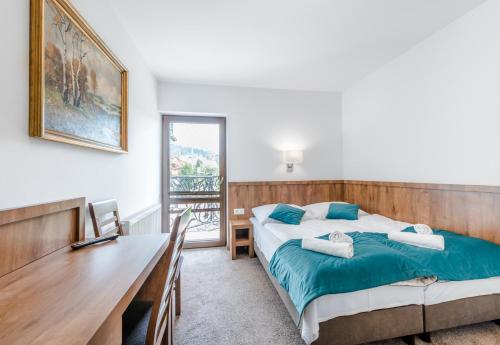 1 double bed