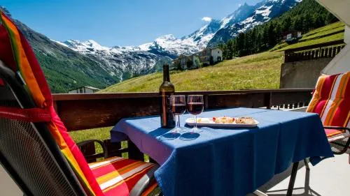 Haus Belle-Vue in Saas-Fee, Schweiz
