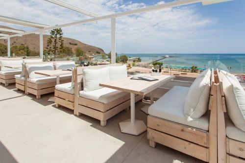 Restaurant, Georgioupolis Beach Hotel in Krionerida