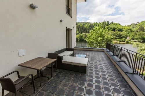 Balkons/terase, Hotel Mandat in Hradištko