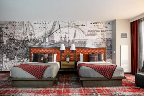 2 queen beds