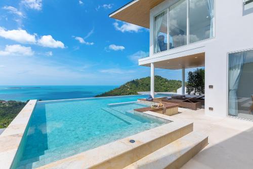 Luxury Ocean View Pool Villa with 4br苏梅岛梦幻海景4卧泳池别墅 Luxury Ocean View Pool Villa with 4br苏梅岛梦幻海景4卧泳池别墅