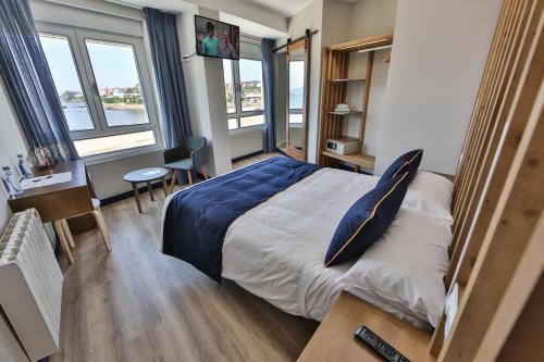 1 double bed