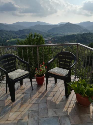 Balkons/terase, La Casa Del Borgo in Beverino