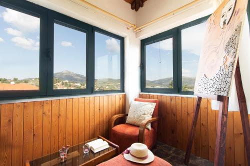 Erkély/terasz, Mavilia Traditional Guesthouse in Lygourio