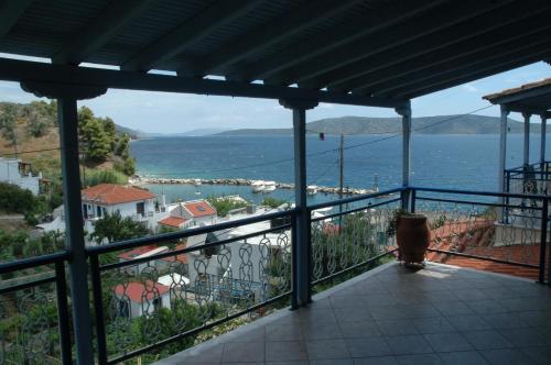 陽台/露台, Agnanti Hotel in 卡拉馬基亞
