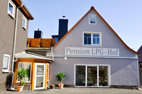 Entrance, Pension LPG-Hof in Grossposna