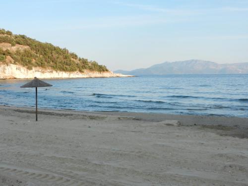 Beach, Aspri Ammos House in Keramoti