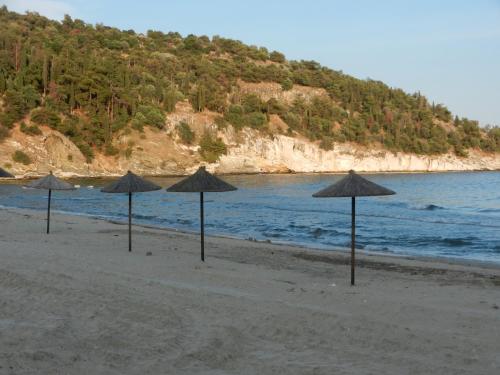 Beach, Aspri Ammos House in Keramoti