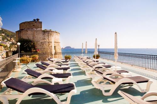 ระเบียง/ชานเรือน, Hotel Savoia in อลาซซิโอ