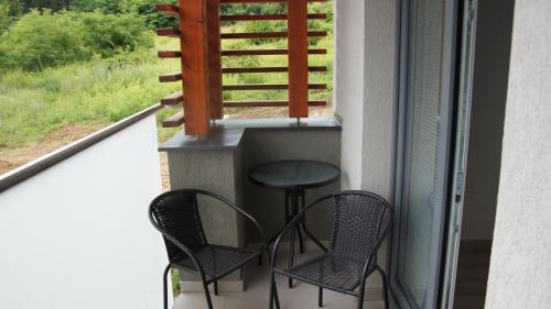 Balkons/terase, Apartmany pri lese in Podhajska