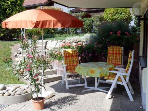 Balkons/terase, Ferienwohnung Bertolotti in Achberg
