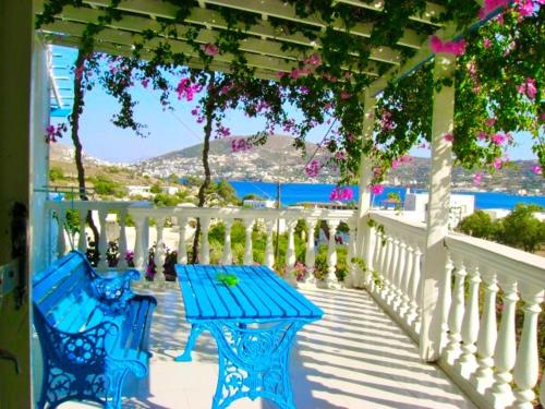 Balkong/terasse, Angelika near Leros kommunale lufthavn