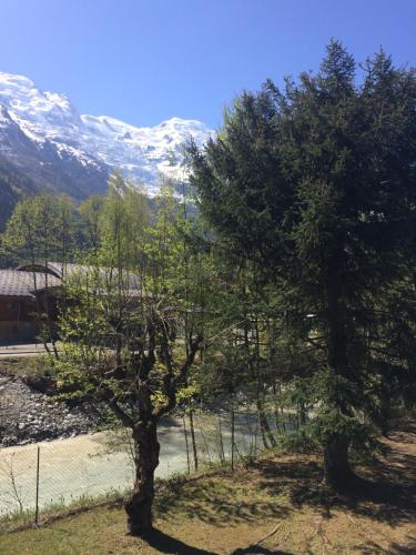 Studio lumineux avec vue sur le massif du Mont-Blanc