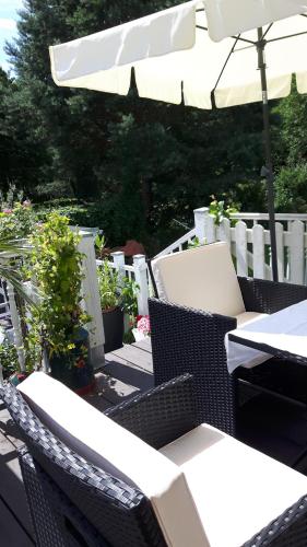 景觀, Ferienapartment MOHNBLUME in 艾希瓦爾德