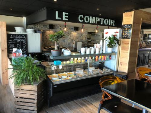 Restaurant, Camping les Acacias in Bellevue