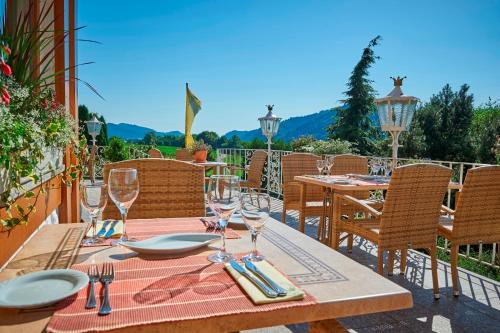 شرفة/ تراس, Schwarzwald Hotel Silberkoenig in Gutach im Breisgau