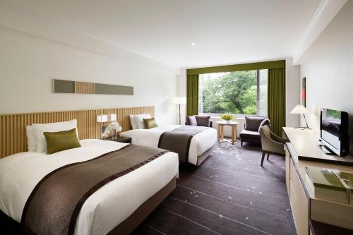 ザ・プリンス さくらタワー東京、オートグラフ コレクションDeluxe Twin Room Upper Floor (Non-Smoking)+ Sauna Access