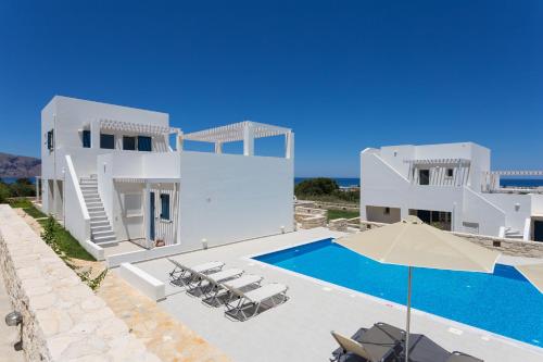 Exterior view, Triton Sea View Villa in Gerogioupoli